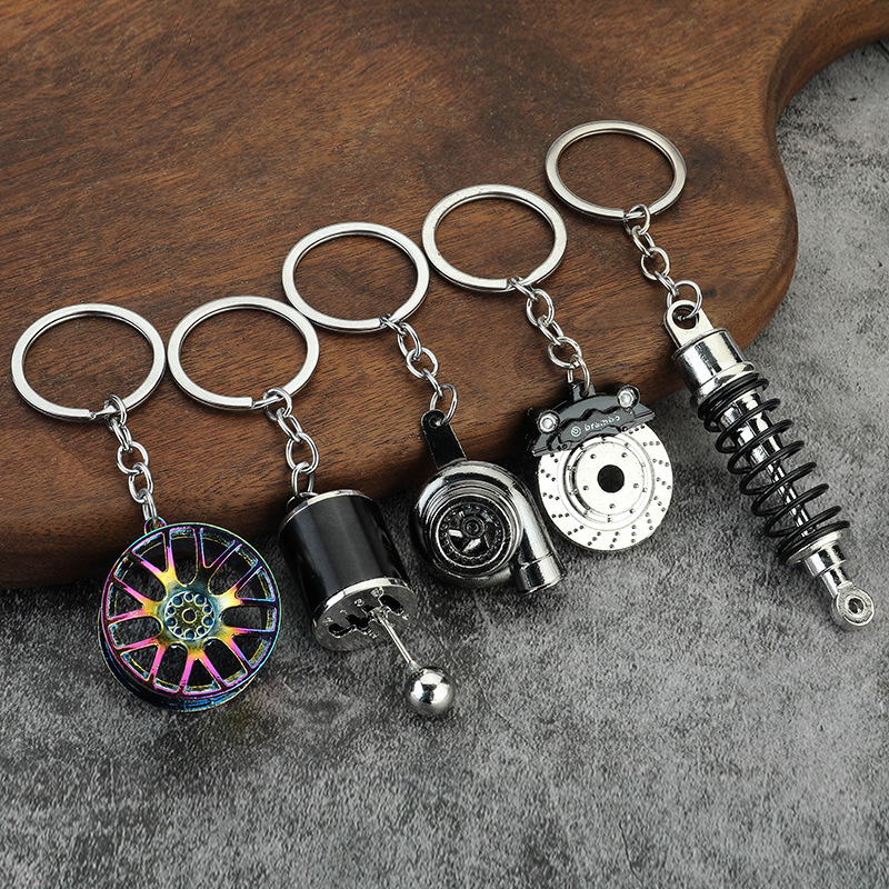 Men'S Fashion Hub - การจําลองความคิดสร้างสรรค์ Auto Parts พวงกุญแจโลหะ Turbo เบรค