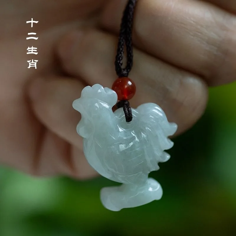 Men'S Fashion Necklaces - Emerald จีนสามมิติจี้สร้อยคอจี้เครื่องประดับอัญมณีแฟชั่น Ccessories มือแกะสลัก Man Woman
