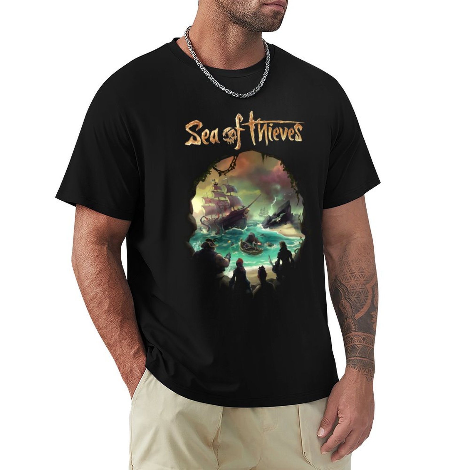 Men'S Fashion Online - เสื้อยืดลายพิมพ์แฟชั่นจากเกมออนไลน์ Thieves