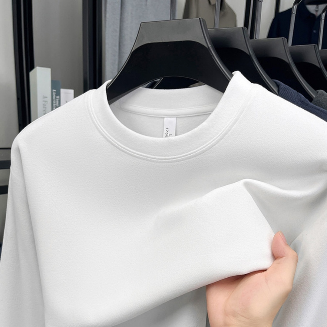 Men'S Fashion Brands - เสื้อยืดคอกลมแขนยาวผู้ชายแบรนด์หรูผ้าฝ้ายเนื้อนุ่ม แฟชั่นฤดูใบไม้ร่วง ปักลาย สไตล์เกาหลี ทรงหลวม เสื้อสเวตเตอร์ลำลอง