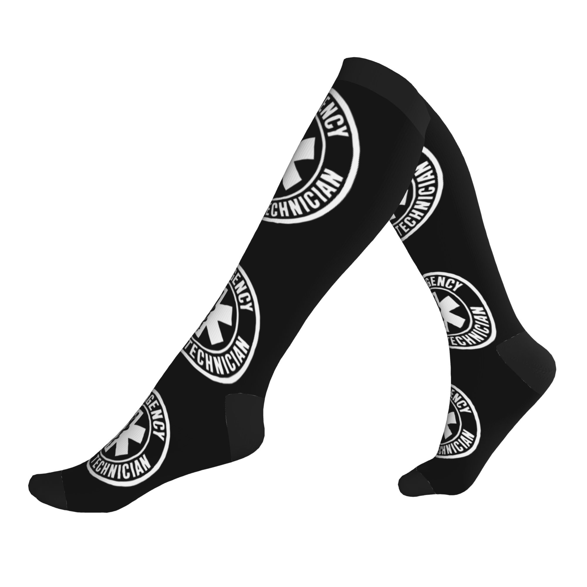 Men'S Fashion Logo - ถุงเท้าลายโลโก้ Emt Star Of Life สำหรับเจ้าหน้าที่แพทย์ฉุกเฉิน