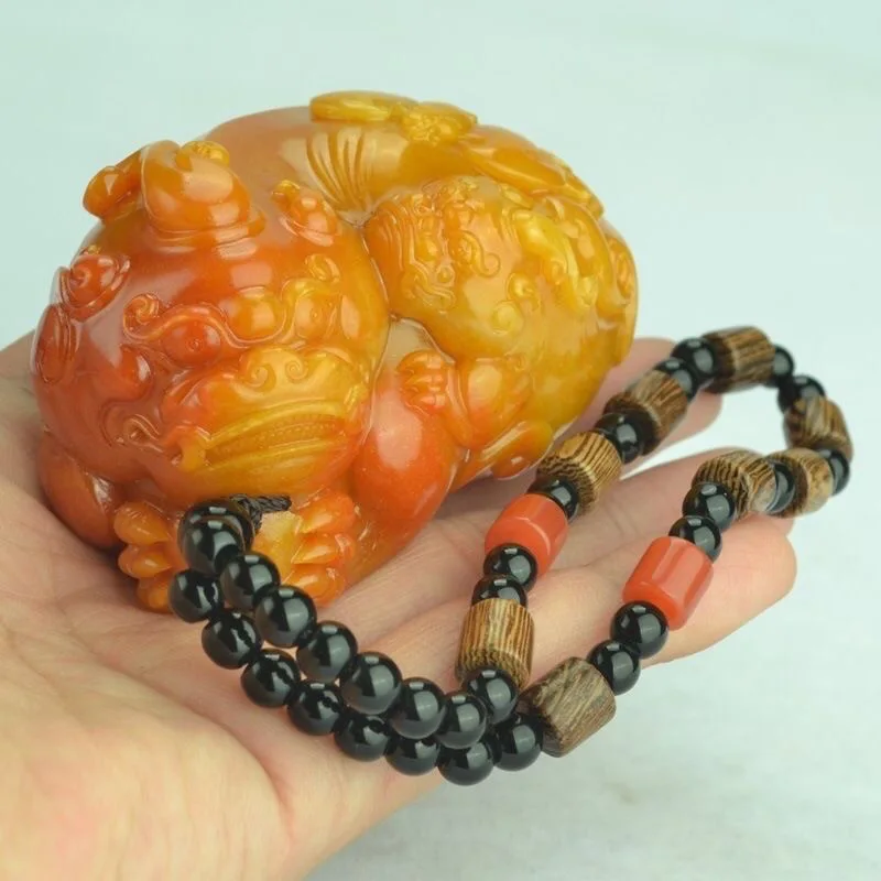 Men'S Fashion Necklaces - ธรรมชาติ Huang Longyu Pixiu จี้สร้อยคอสร้อยคอสร้อยคอสร้อยคอสร้อยคอสร้อยคอสร้อยคอสร้อยคอสร้อยคอสร้อยข้อมืออัญมณีแฟชั่นอุปกรณ์เสริมมือแกะสลัก Man