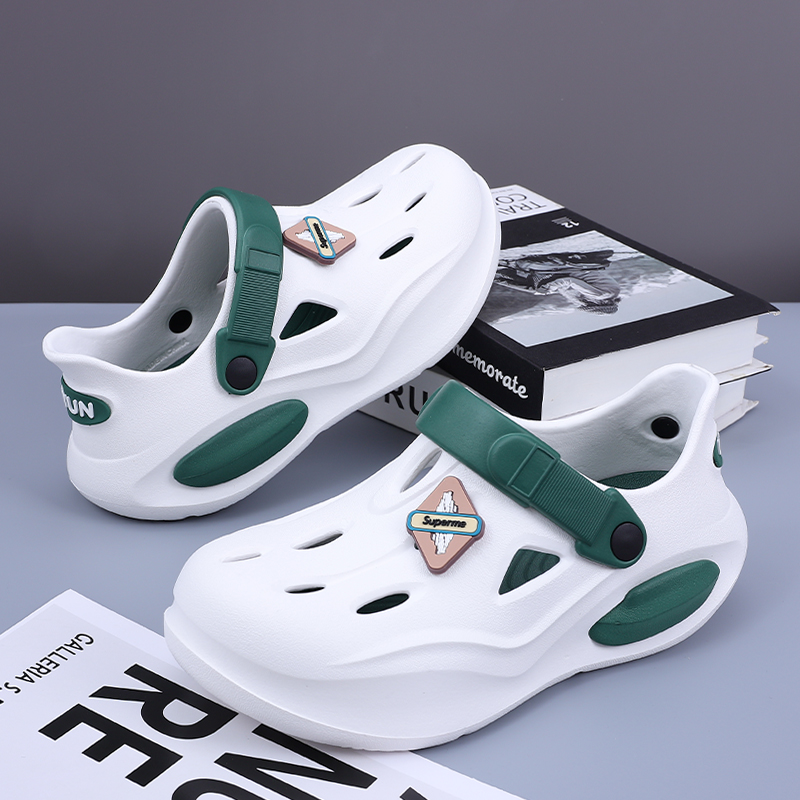 Men Fashion Korean Style - ฤดูร้อนคู่ Clogs รองเท้าแตะสําหรับผู้ชายผู้หญิงหนารองเท้าแตะแฟชั่นรองเท้าแตะ Hot Beach Slieds