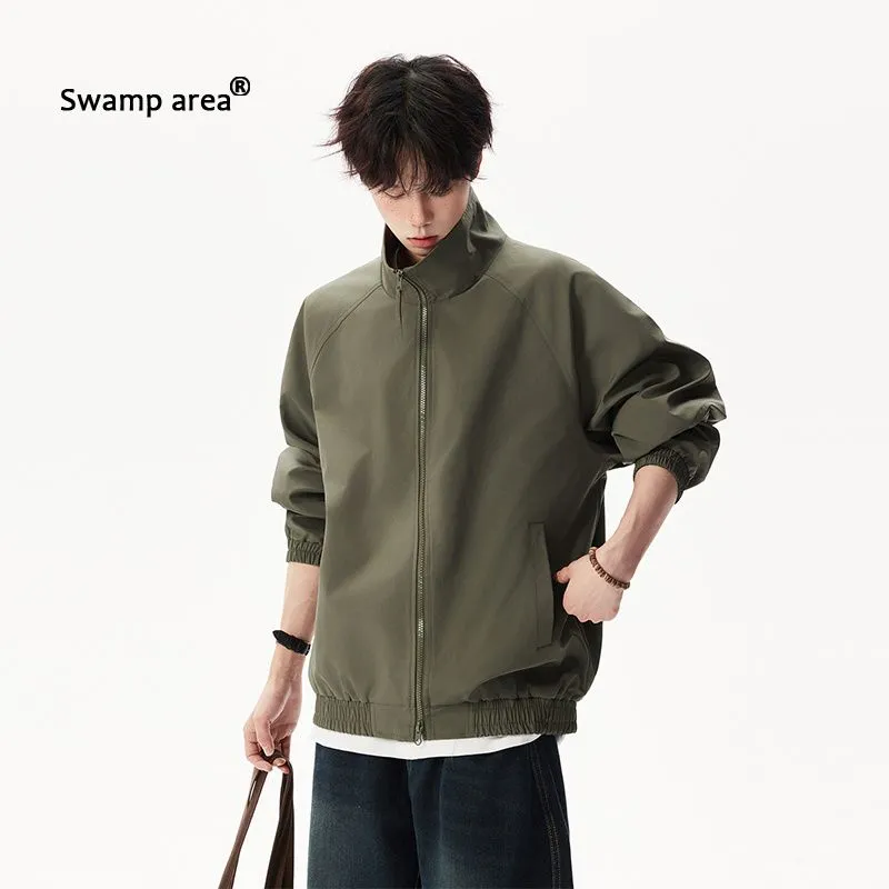 เสื้อแจ็คเก็ตบอมเบอร์ทรงหลวมคอ - Harrington Jacket บทวิจารณ์และราคา
