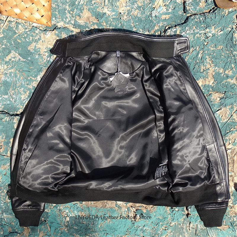 เสื้อแจ็คเก็ตหนังแกะแท้นำเข้าจ - Harrington Jacket บทวิจารณ์และราคา