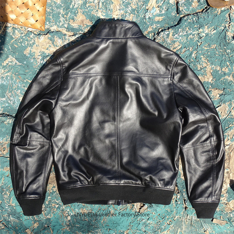เสื้อแจ็คเก็ตหนังแกะแท้นำเข้าจ - Harrington Jacket บทวิจารณ์และราคา