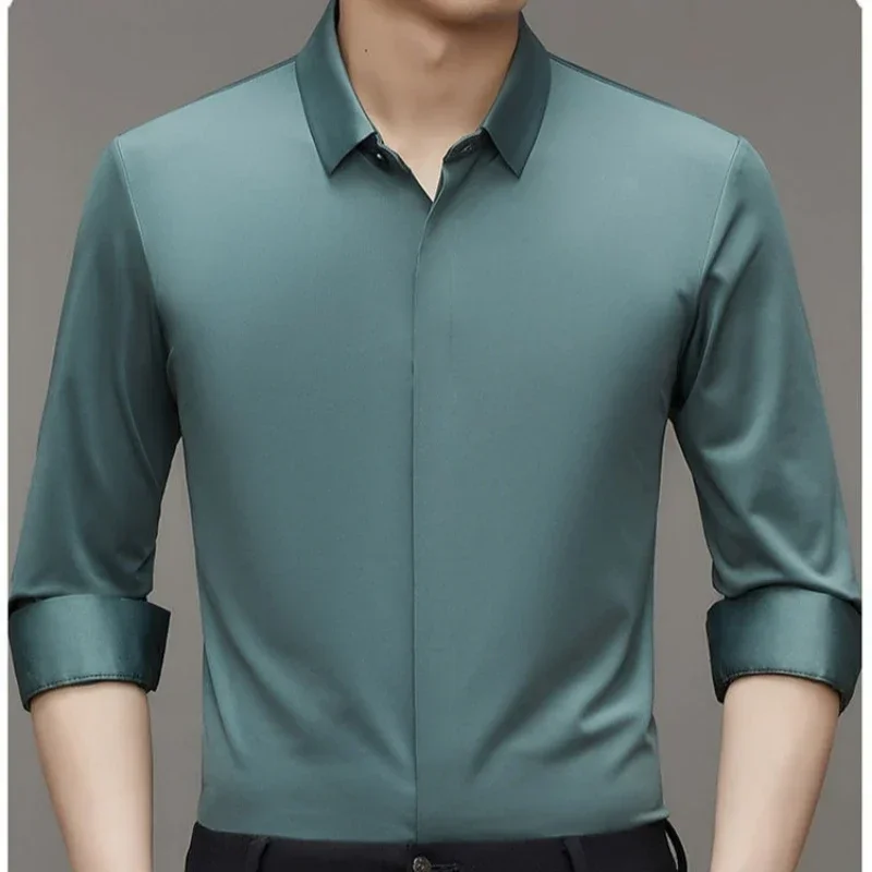 High end ธุรกิจชายเสื้อ Non Ir - Dress Shirt Non-Iron บทวิจารณ์และราคา