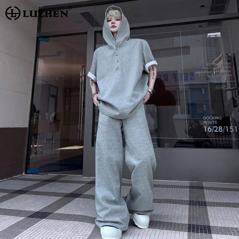 LUZHEN ชุดเซ็ตสองชิ้น เสื้อฮู้ - Men'S Fashion For Summer 2026 บทวิจารณ์และราคา