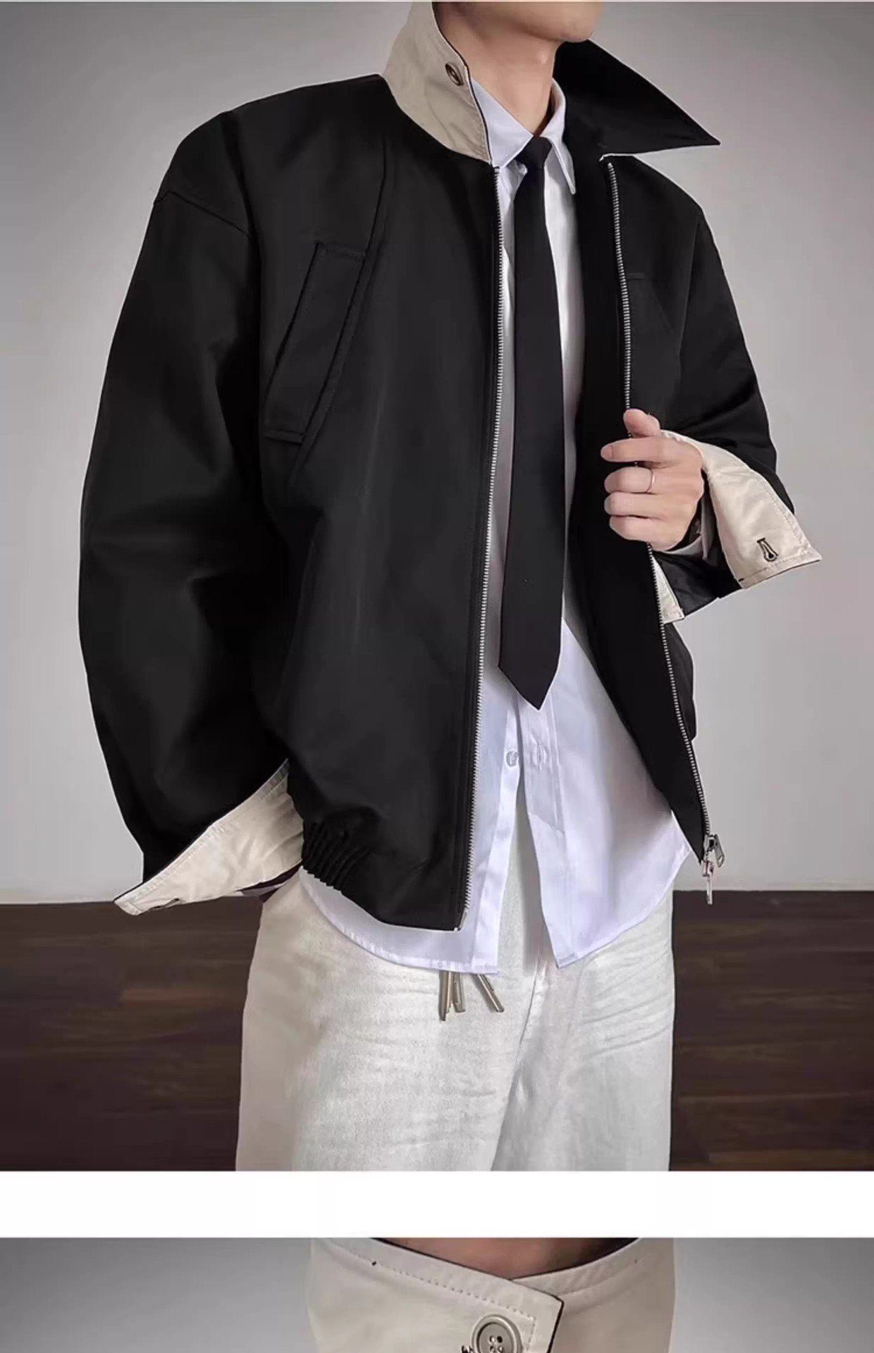 เสื้อแจ็คเก็ตเบสบอลทรงโอเวอร์ไ - Harrington Jacket บทวิจารณ์และราคา
