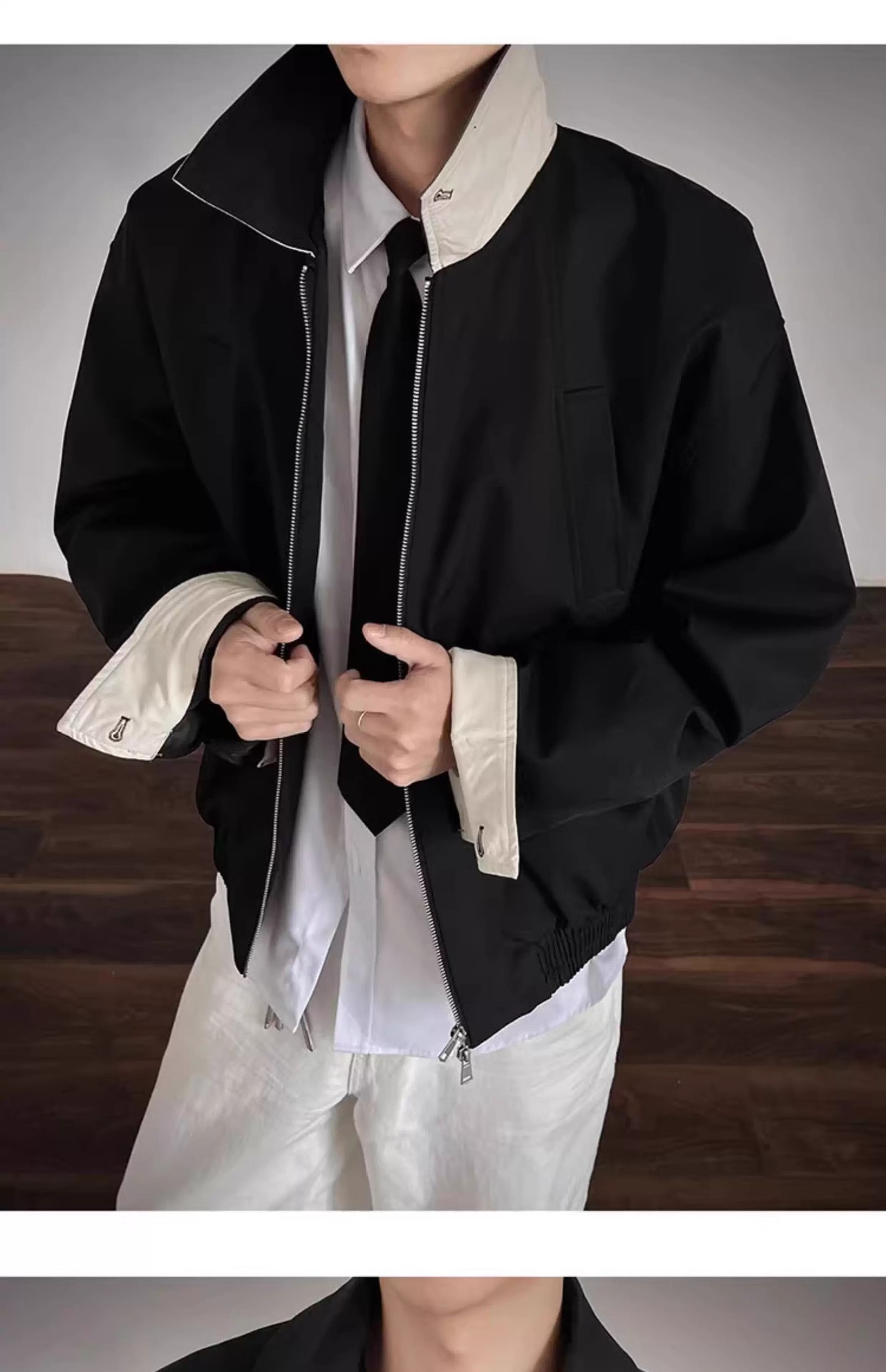 เสื้อแจ็คเก็ตเบสบอลทรงโอเวอร์ไ - Harrington Jacket บทวิจารณ์และราคา