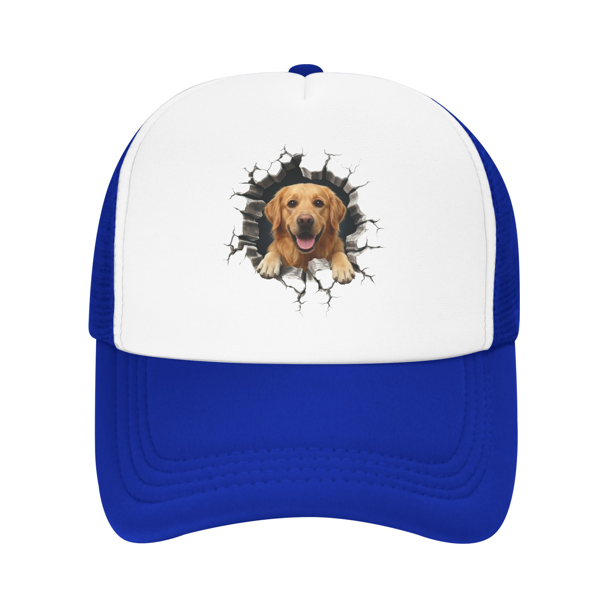 หมวกเบสบอลลายโกลเด้นรีทรีฟเวอร - Trucker Hat Cap บทวิจารณ์และราคา