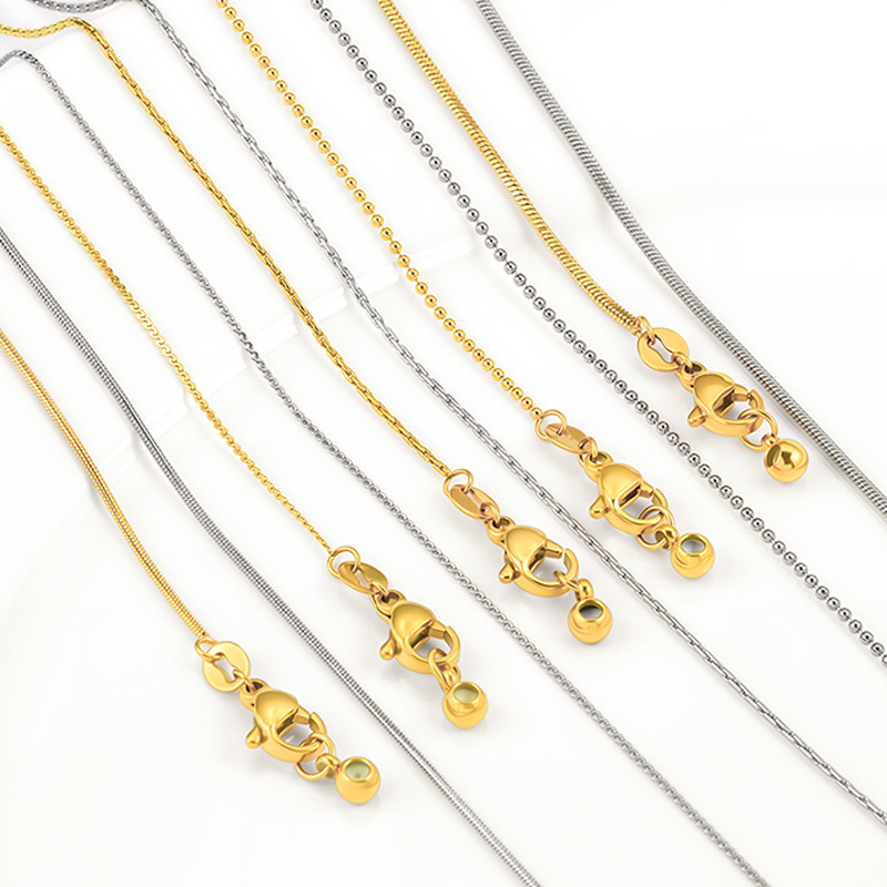 สร้อยคอไทเทเนียมสตีลแบบปรับได้ - Men'S Fashion Necklaces บทวิจารณ์และราคา