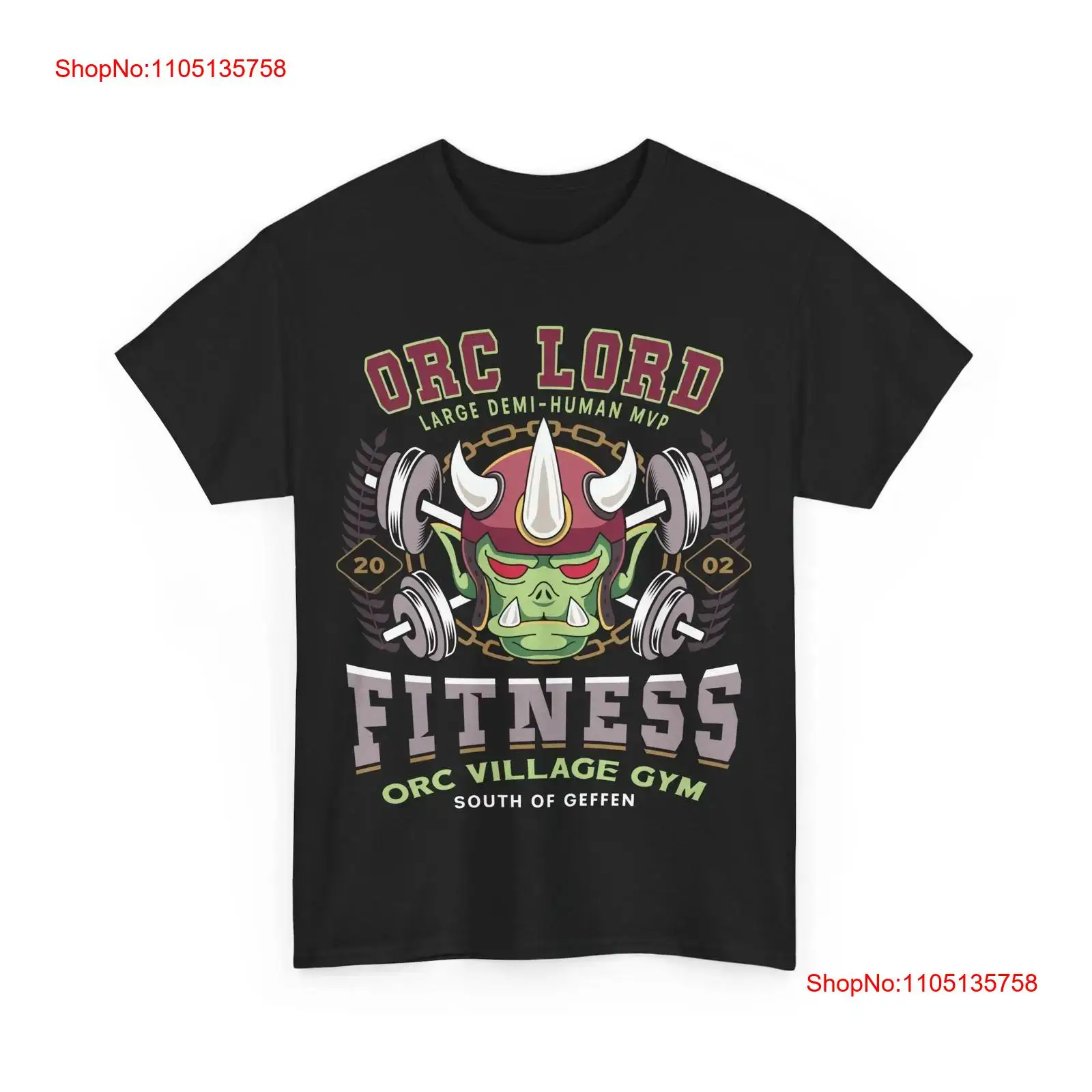 เสื้อยืดฟิตเนส Geffen Orc Vill - Men'S Fashion Online บทวิจารณ์และราคา