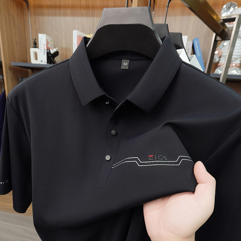 เสื้อโปโลแขนสั้นผ้าไอซ์ซิลค์แบ - Men'S Fashion Polo บทวิจารณ์และราคา