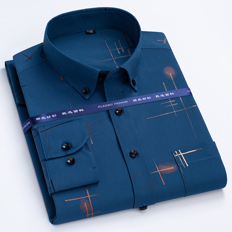 เสื้อลายสก๊อตสำหรับเสื้อแขนยาว - Dress Shirt Non-Iron บทวิจารณ์และราคา