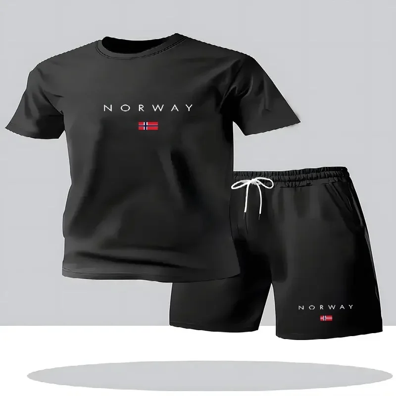 ชุดเซ็ตเสื้อยืดแขนสั้นกางเกงขา - Men'S Fashion For Summer 2026 บทวิจารณ์และราคา