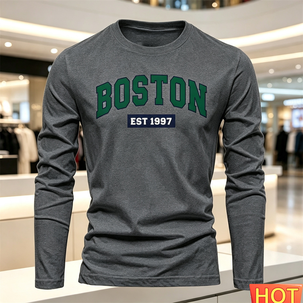 เสื้อยืดแขนยาวผู้ชายลายตัวอักษ - Men'S Fashion Trends 2025 บทวิจารณ์และราคา