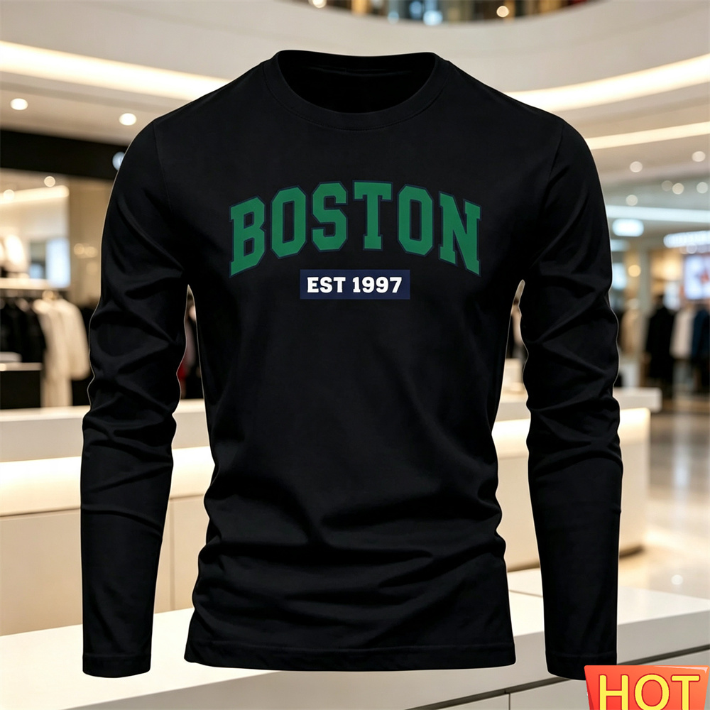 เสื้อยืดแขนยาวผู้ชายลายตัวอักษ - Men'S Fashion Trends 2025 บทวิจารณ์และราคา