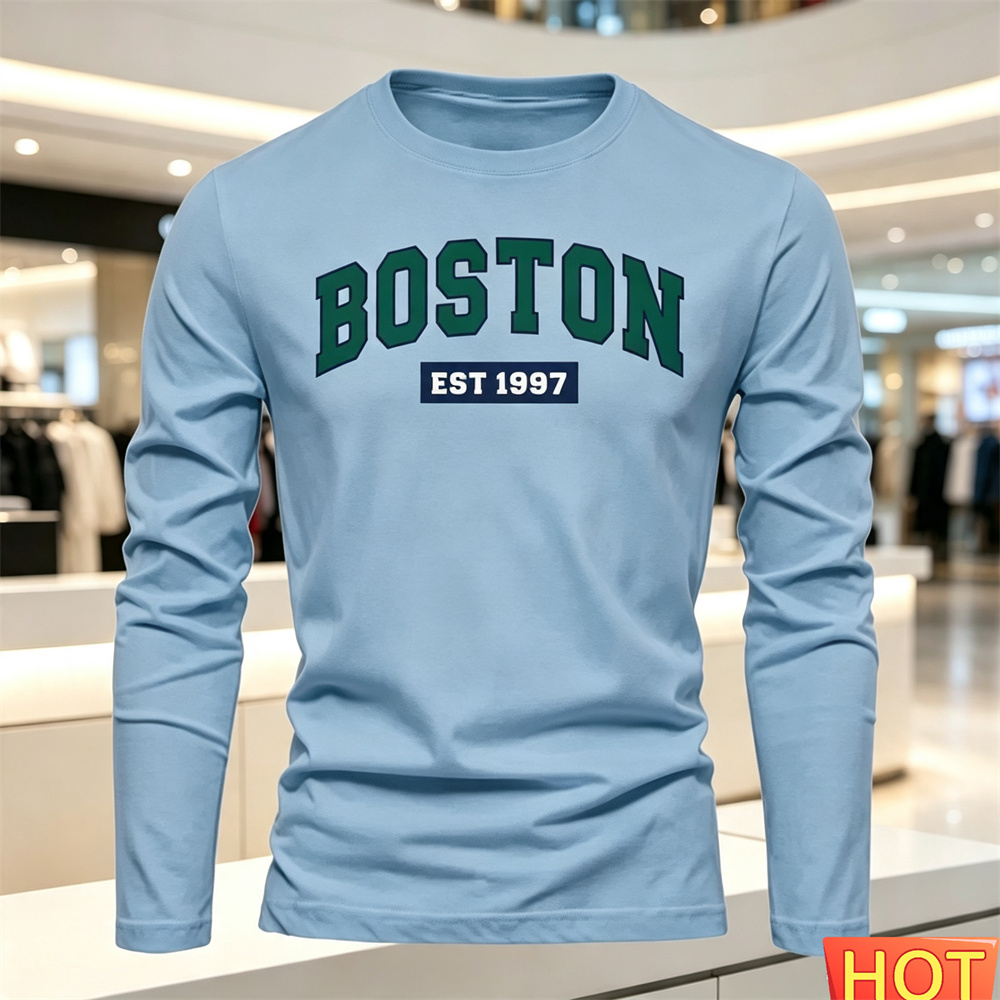 เสื้อยืดแขนยาวผู้ชายลายตัวอักษ - Men'S Fashion Trends 2025 บทวิจารณ์และราคา