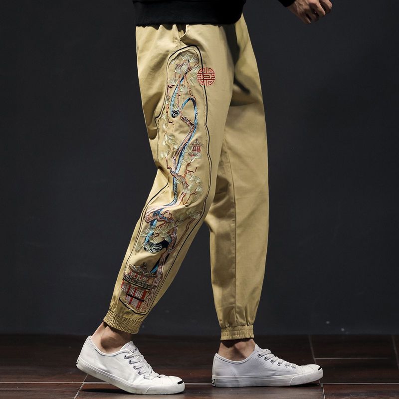 กางเกงลำลองวัยรุ่นผู้ชายเอวยาง - Mens Fashion Young บทวิจารณ์และราคา