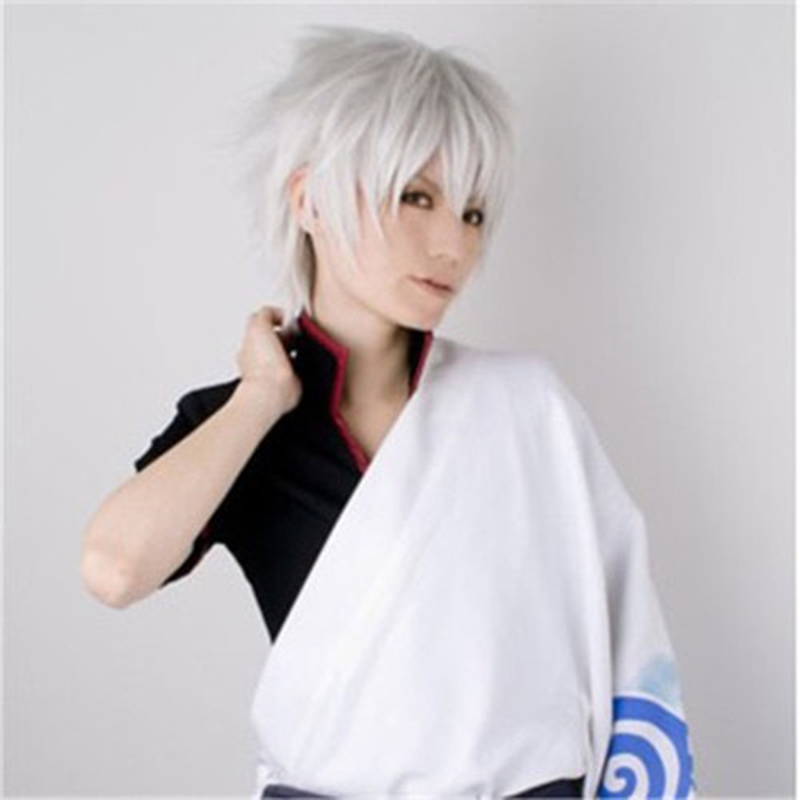 วิกผมคอสเพลย์อนิเมะ สีขาว ผมปล - Men Fashion Hair Style บทวิจารณ์และราคา