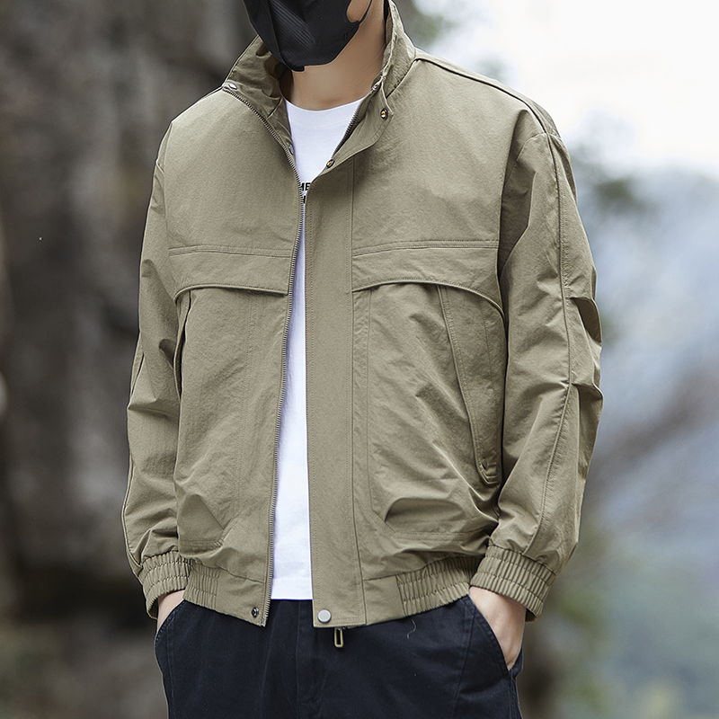 เสื้อแจ็คเก็ตคอปกบางสไตล์ลำลอง - Harrington Jacket บทวิจารณ์และราคา