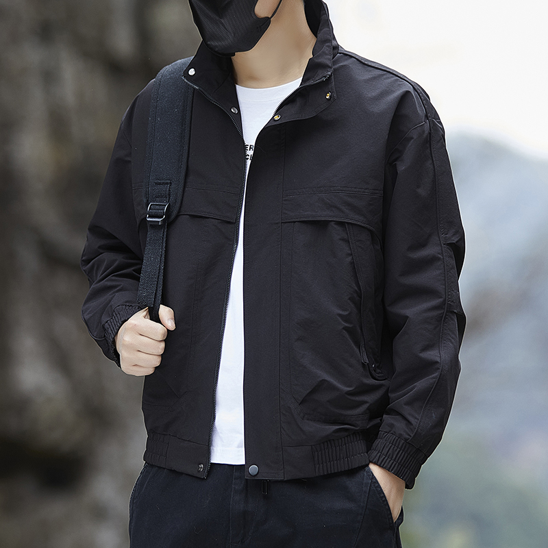 เสื้อแจ็คเก็ตคอปกบางสไตล์ลำลอง - Harrington Jacket บทวิจารณ์และราคา