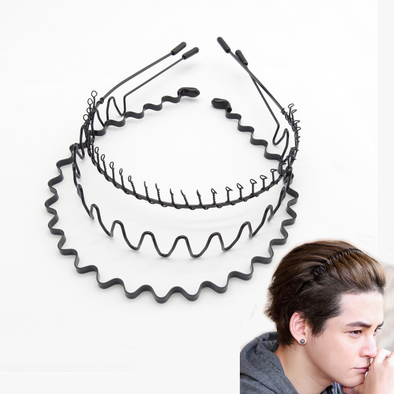 แฟชั่นโลหะสีดำ Waved กีฬา Hair - Men Fashion Hair Style บทวิจารณ์และราคา