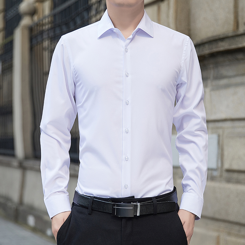 เสื้อเชิ้ตผู้ชายไซส์ใหญ่ สีพื้ - Men'S Fashion Brands บทวิจารณ์และราคา