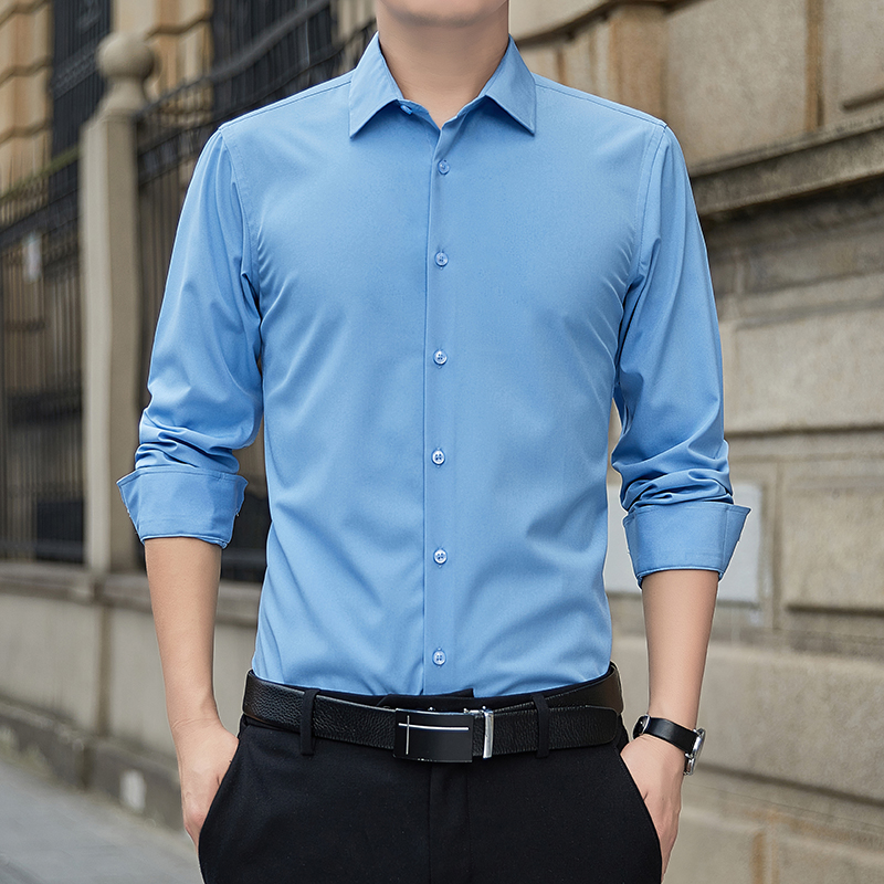 เสื้อเชิ้ตผู้ชายไซส์ใหญ่ สีพื้ - Men'S Fashion Brands บทวิจารณ์และราคา