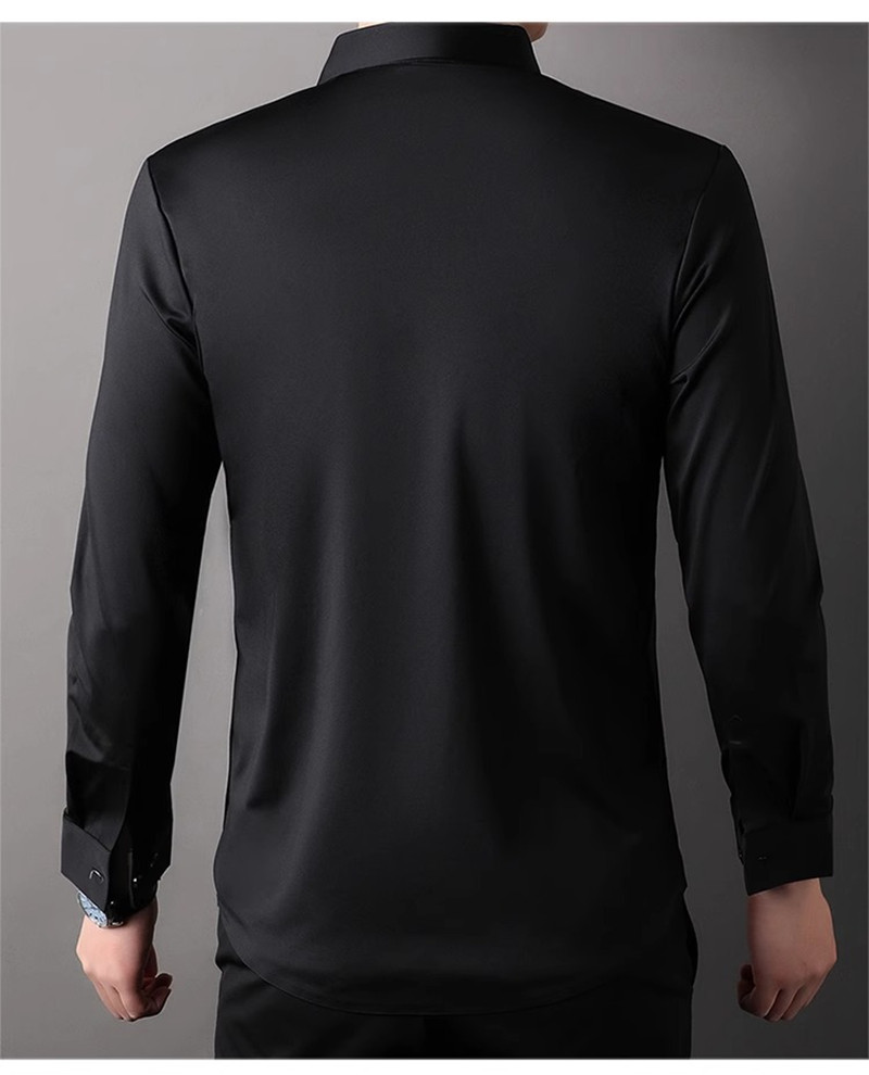 เสื้อเชิ้ตผู้ชายผ้าเนื้อยืดหยุ - Dress Shirt Non-Iron บทวิจารณ์และราคา