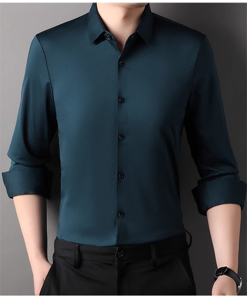 เสื้อเชิ้ตผู้ชายผ้าเนื้อยืดหยุ - Dress Shirt Non-Iron บทวิจารณ์และราคา