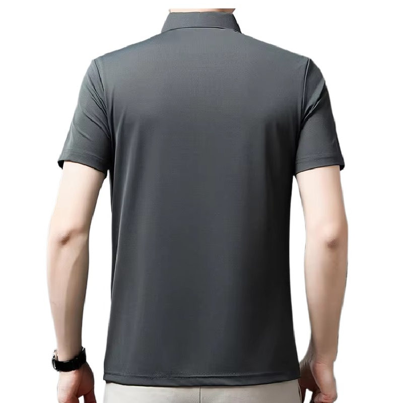 เสื้อโปโลแบบเย็บปักผ้าฝ้ายผ้าไ - Men'S Fashion Polo บทวิจารณ์และราคา