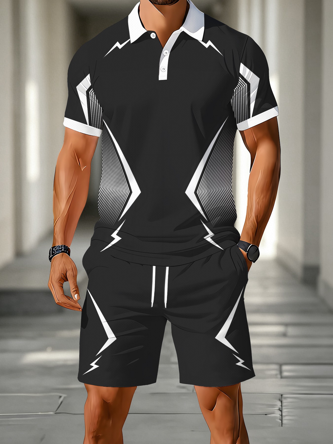 ชุดเสื้อโปโลผู้ชายอเมริกันฤดูร - Men'S Fashion Polo บทวิจารณ์และราคา