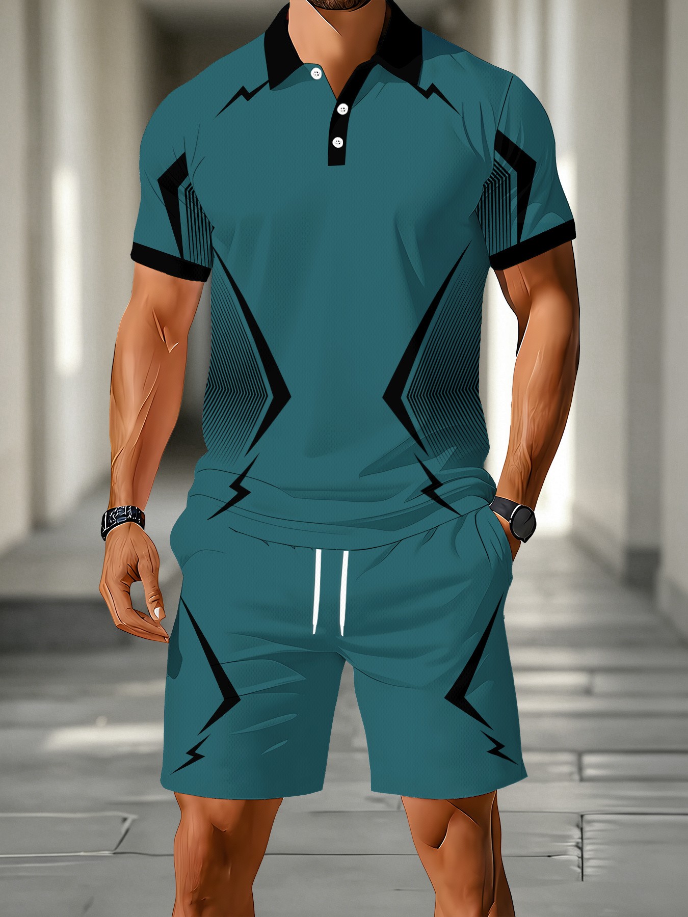 ชุดเสื้อโปโลผู้ชายอเมริกันฤดูร - Men'S Fashion Polo บทวิจารณ์และราคา
