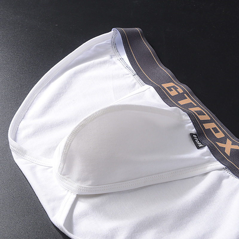 กางเกงในชายทรงโลว์ไรส์ผ้าฝ้าย  - Men'S Fashion Logo บทวิจารณ์และราคา