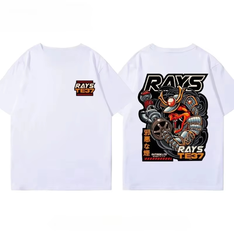 เสื้อยืดแฟชั่นญี่ปุ่นลายล้อ RA - Men'S Fashion Hub บทวิจารณ์และราคา