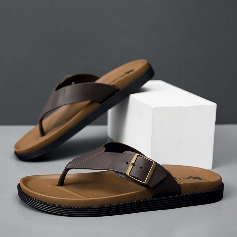 รองเท้าแตะสไตล์เกาหลีแฟชั่นใหม - Men Fashion Korean Style บทวิจารณ์และราคา