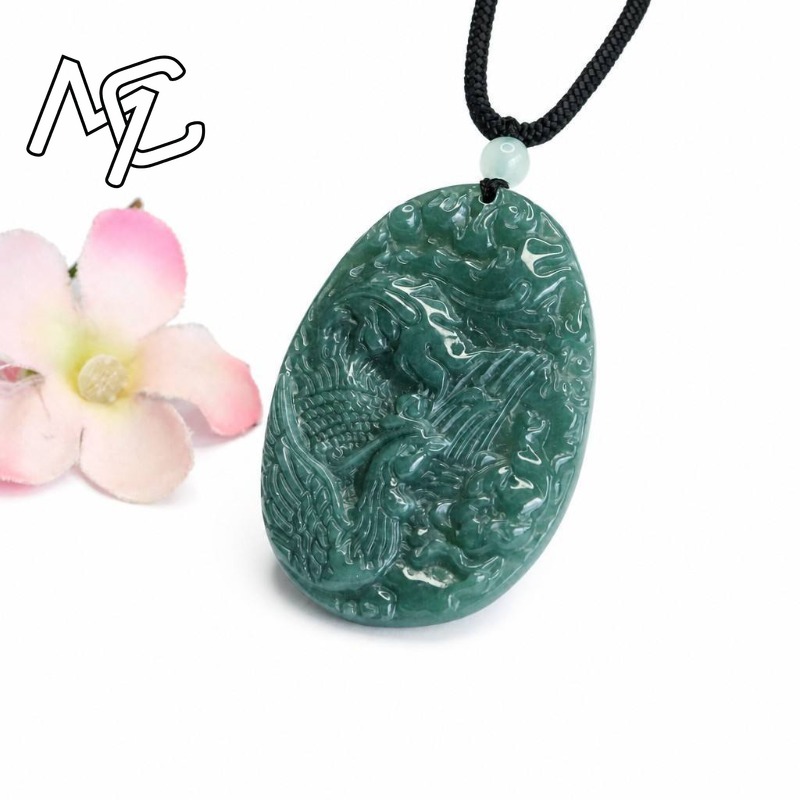 จี้สร้อยคอหยกมรกตธรรมชาติแท้ ร - Men'S Fashion Necklaces บทวิจารณ์และราคา