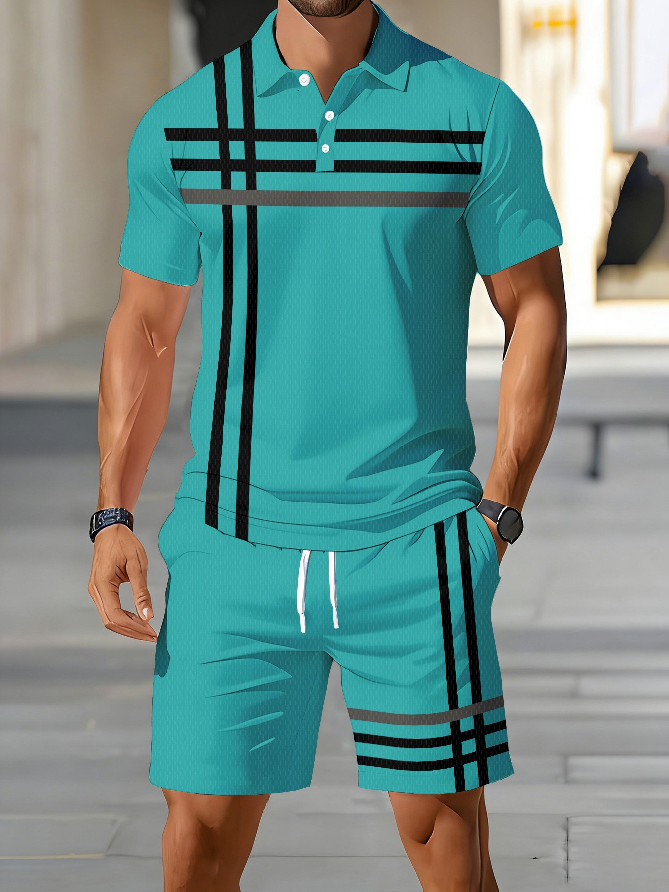 ชุดเสื้อโปโลผู้ชายสไตล์อเมริกั - Men'S Fashion Polo บทวิจารณ์และราคา