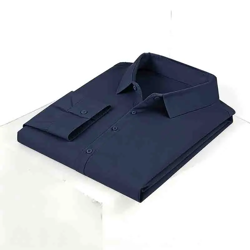 เสื้อเชิ้ตผู้ชายแขนยาวทรงเข้าร - Dress Shirt Non-Iron บทวิจารณ์และราคา