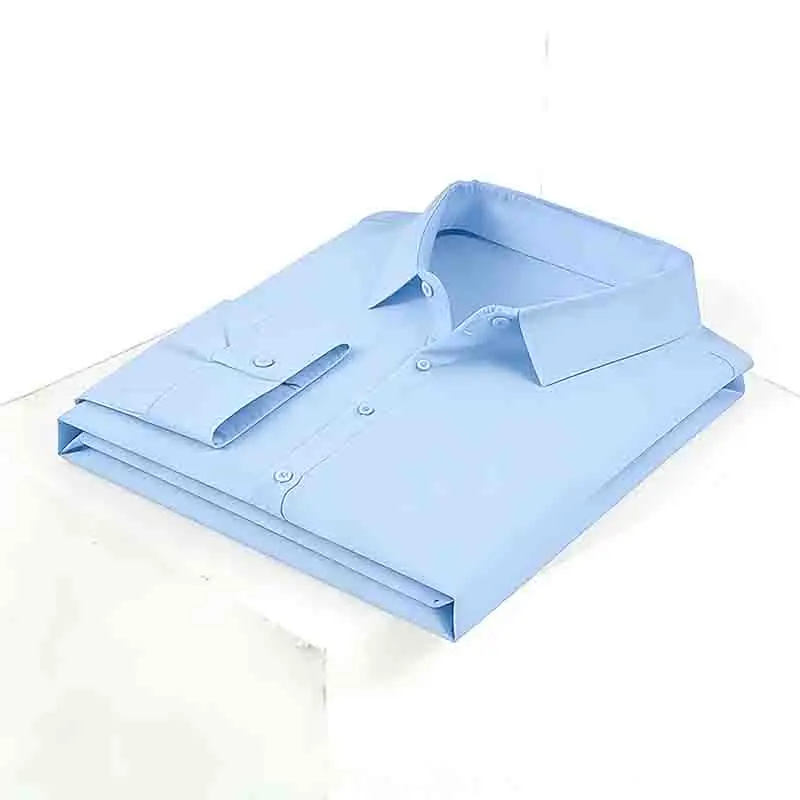 เสื้อเชิ้ตผู้ชายแขนยาวทรงเข้าร - Dress Shirt Non-Iron บทวิจารณ์และราคา