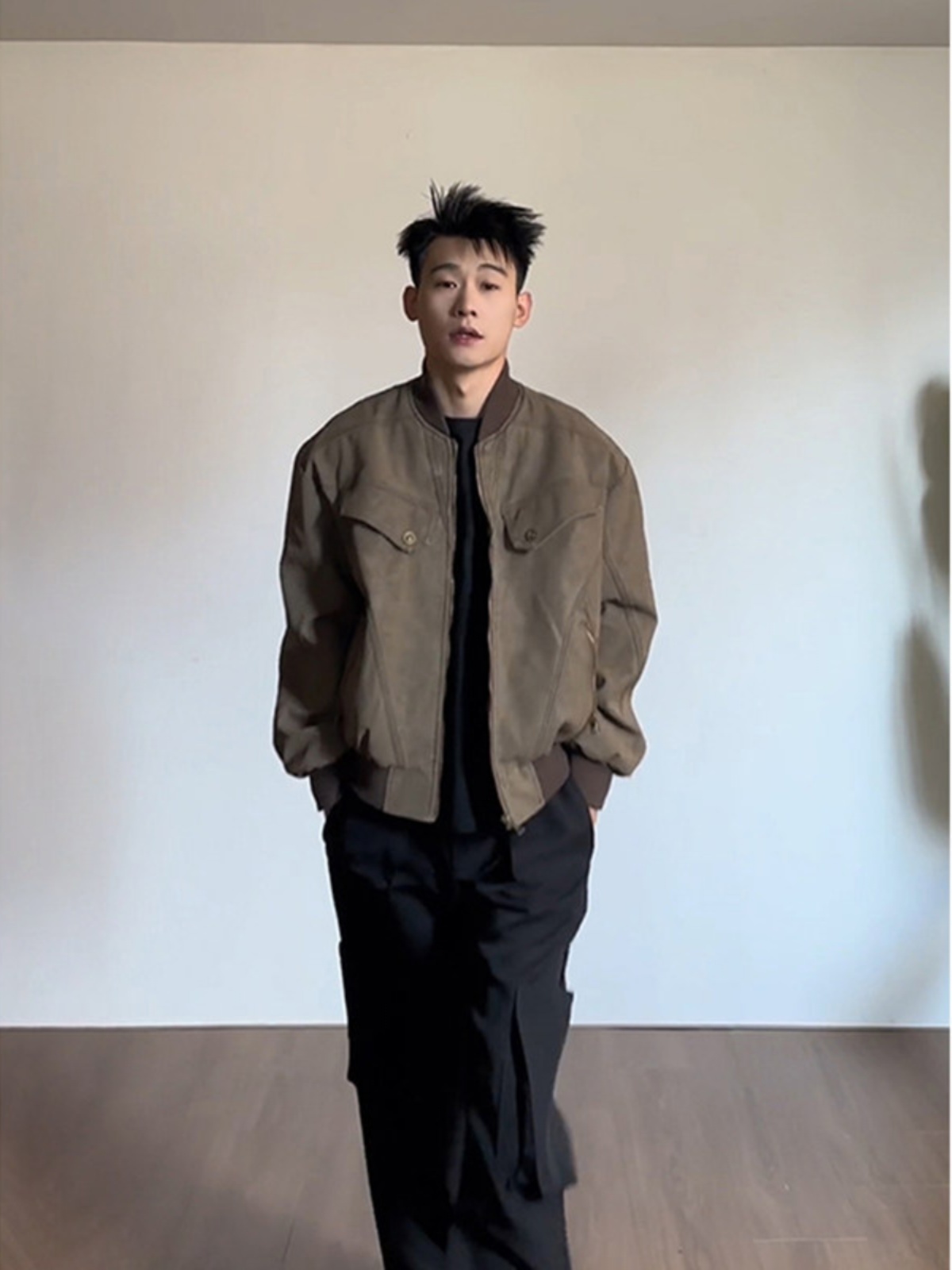 แจ็คเก็ตเบสบอลสีน้ำตาลวินเทจสำ - Harrington Jacket บทวิจารณ์และราคา