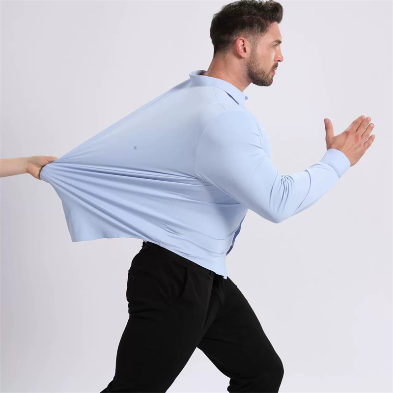 เสื้อเชิ้ตแขนยาวผู้ชายหรูหรา ไ - Dress Shirt Non-Iron บทวิจารณ์และราคา