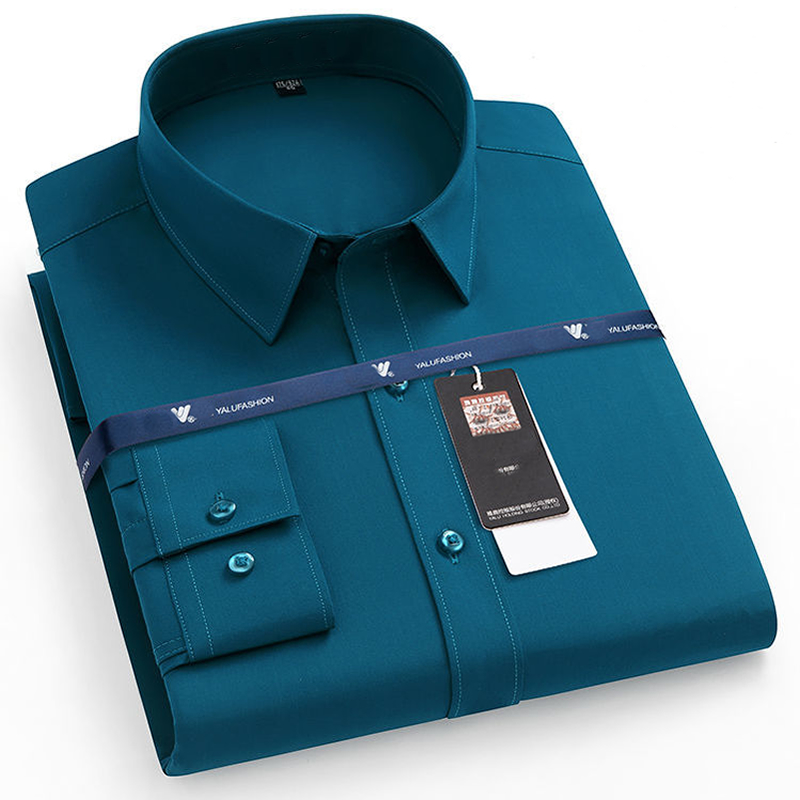 เสื้อยืดแขนยาวสำหรับชายธุรกิจเ - Dress Shirt Non-Iron บทวิจารณ์และราคา