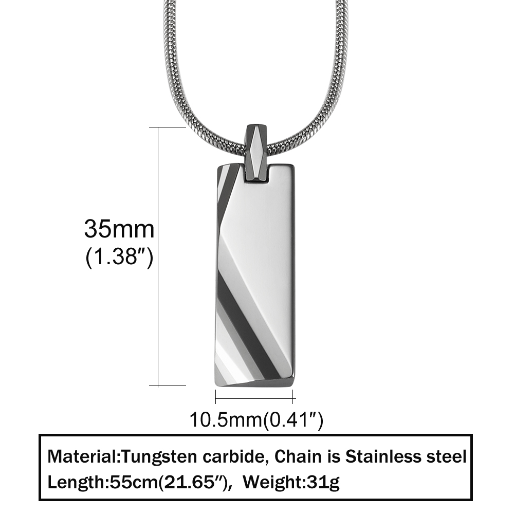 จี้ทังสเตนคาร์ไบด์สำหรับผู้ชาย - Men'S Fashion Necklaces บทวิจารณ์และราคา