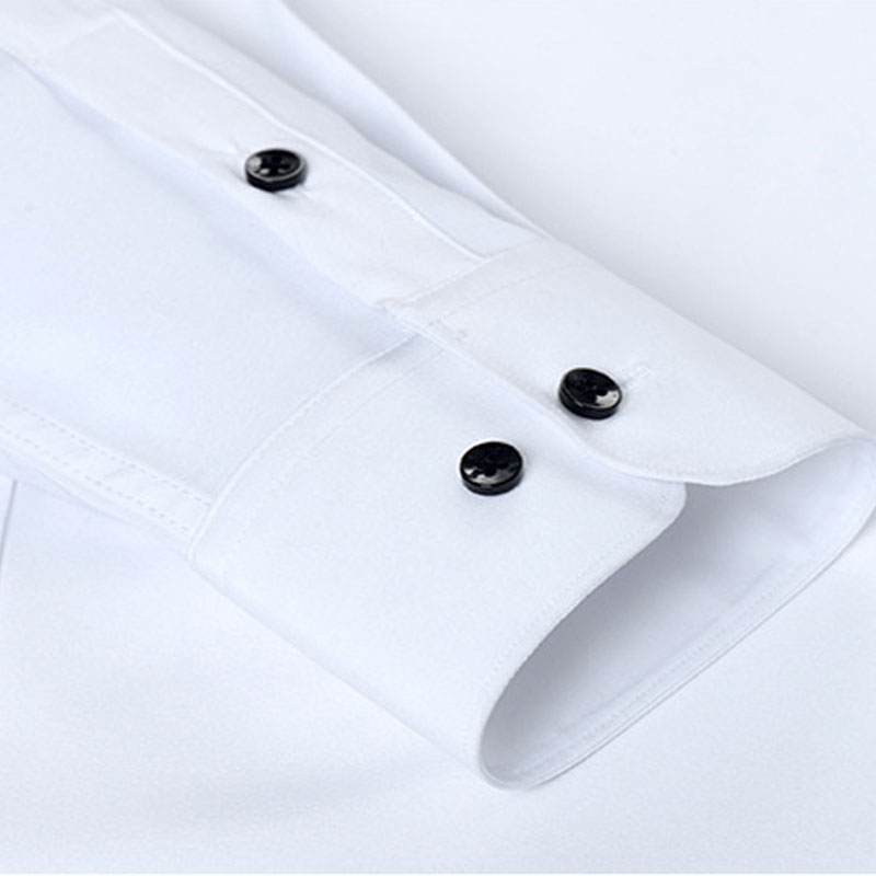 เสื้อเชิ้ตลำลองแขนยาวผู้ชายยืด - Dress Shirt Non-Iron บทวิจารณ์และราคา
