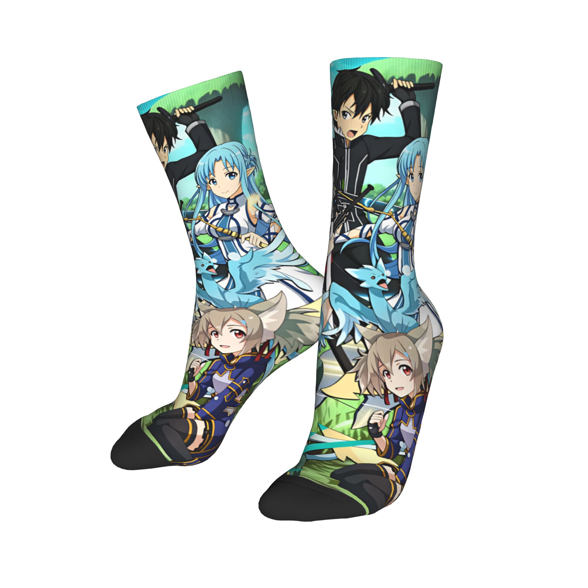 ถุงเท้าซอฟต์กราฟฟิก Sword Art  - Men'S Fashion Online บทวิจารณ์และราคา