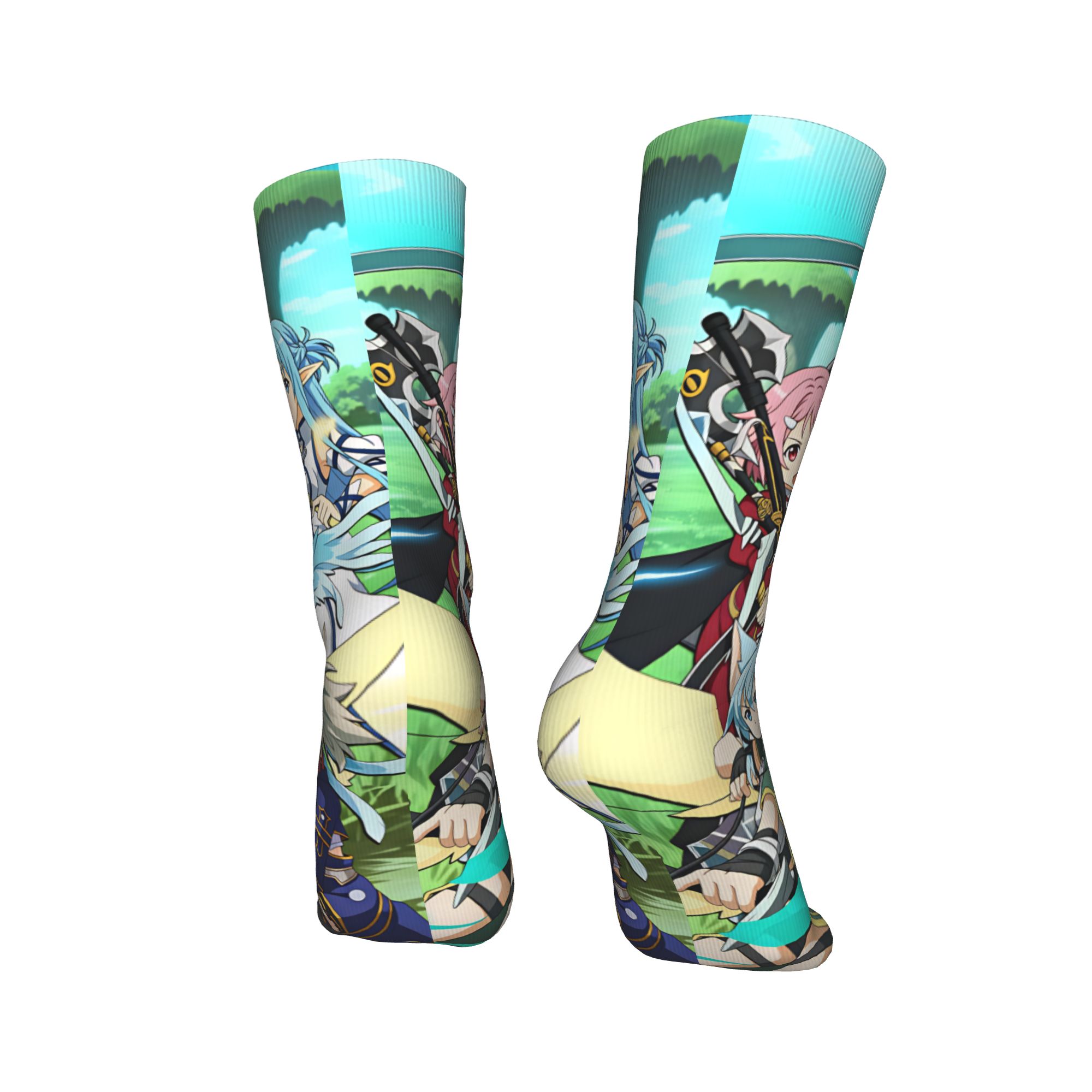 ถุงเท้าซอฟต์กราฟฟิก Sword Art  - Men'S Fashion Online บทวิจารณ์และราคา