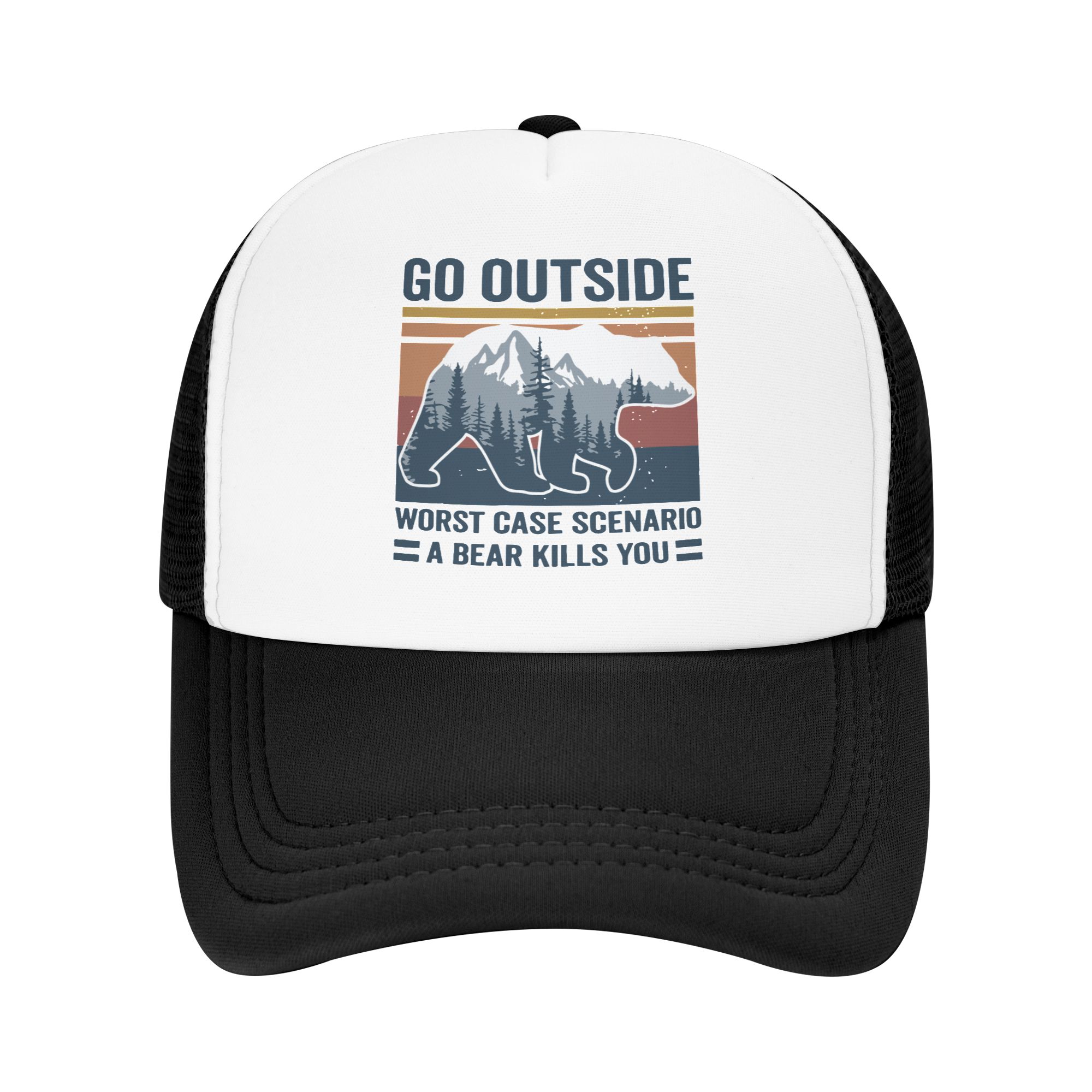 ไปข้างนอก สถานการณ์ที่เลวร้ายท - Trucker Hat Cap บทวิจารณ์และราคา